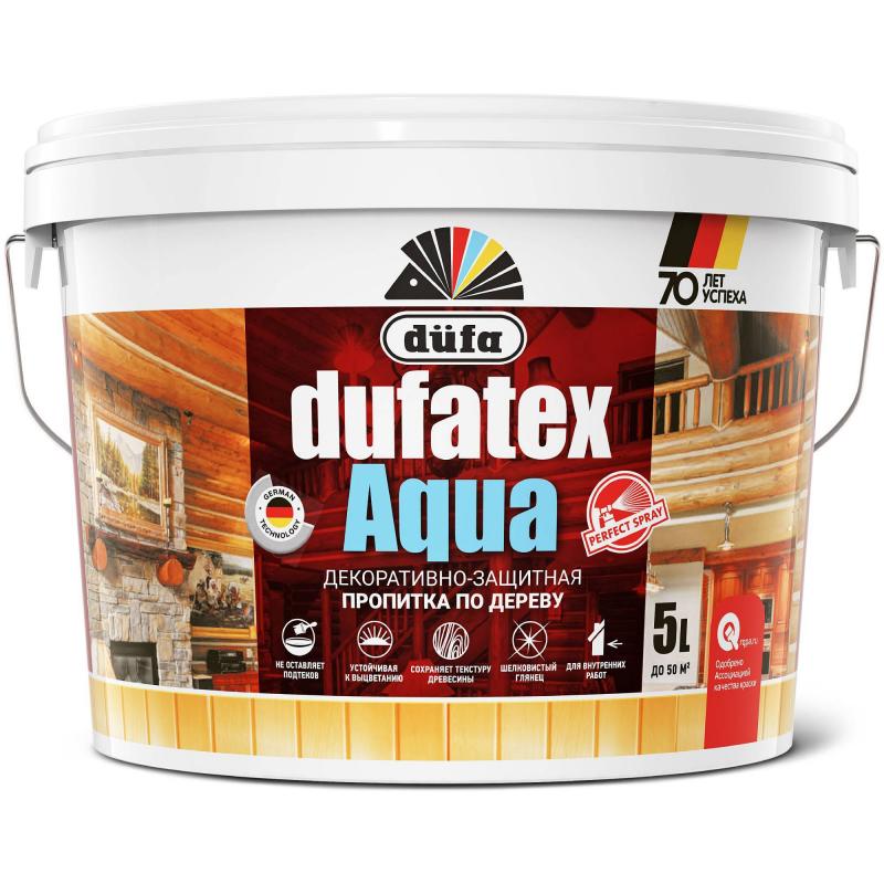 Пропитка для дерева Dufa Dufatex Aqua акриловая глянцевая 5 л