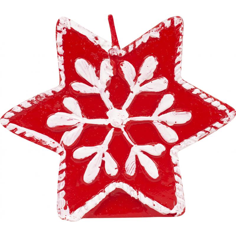 Свеча новогодняя «Красная звёздочка», 6 см, парафин