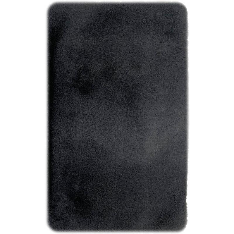 Ковер полиэстер Bingo 50х80 см цвет темно-серый