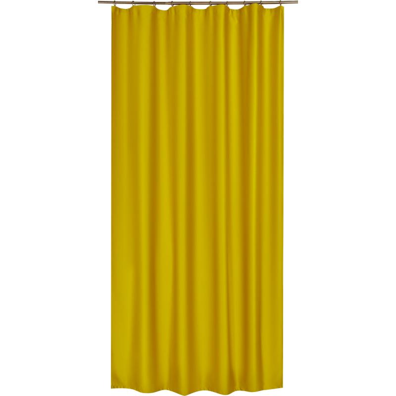 Штора на ленте Лотос 160x260 см цвет желтый
