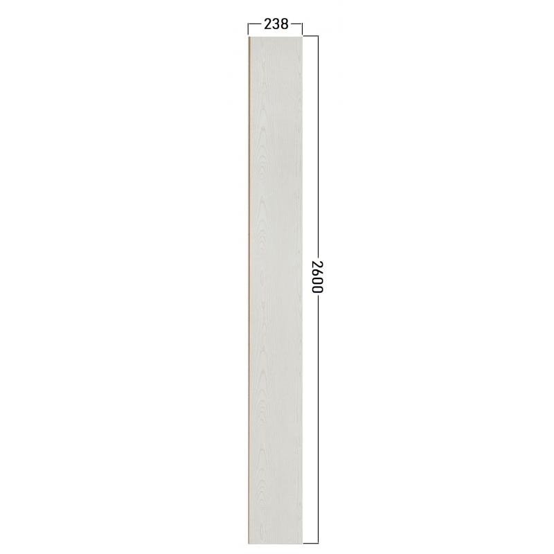 Стеновая панель МДФ Ясень белый 2600х238х6 мм 0.62 м²