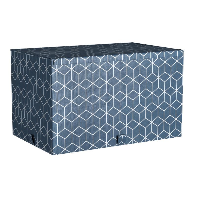 Короб для хранения Spaceo 33x56x36 см полиэстер цвет синий