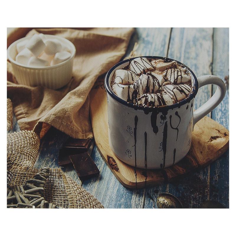 Картина жақтаусыз 40х50 см «Hot Chocolate»
