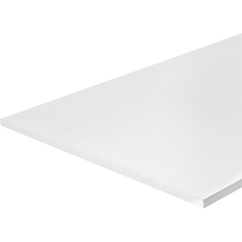 Деталь мебельная 2000x500x16 мм ЛДСП цвет белый кромка с длинных сторон