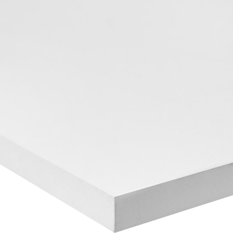 Деталь мебельная 2000x500x16 мм ЛДСП цвет белый кромка с длинных сторон