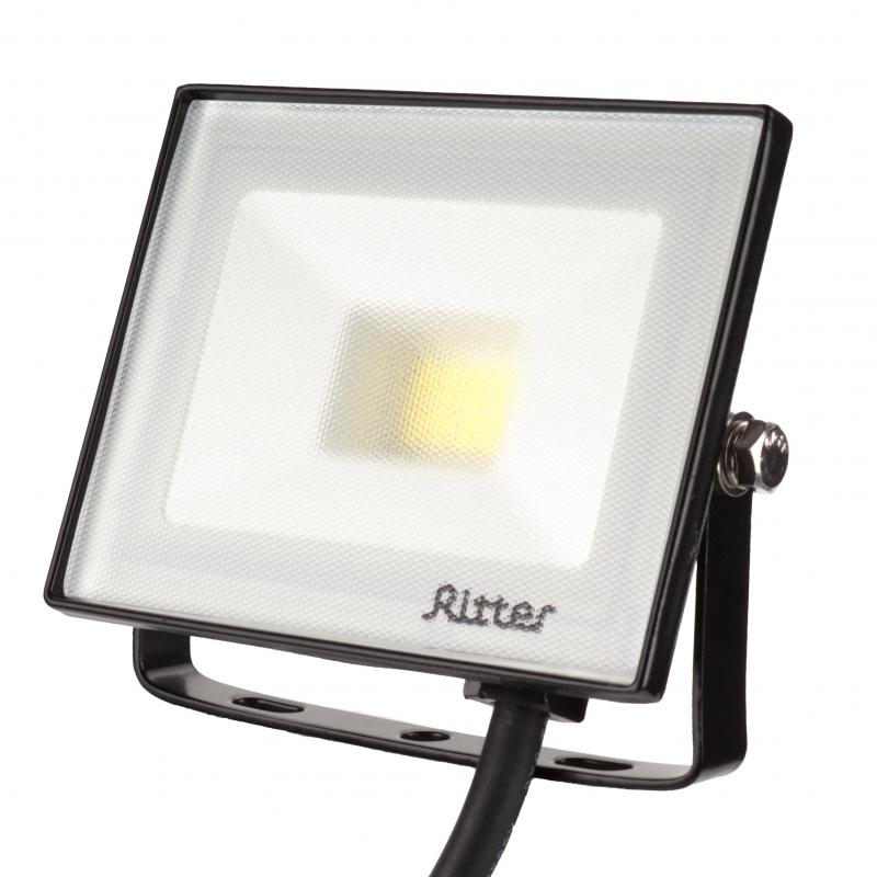 Прожектор светодиодный уличный Ritter Profi 53406 2 20 Вт 2000 Лм 180-240В холодный белый свет 6500К IP65 черный