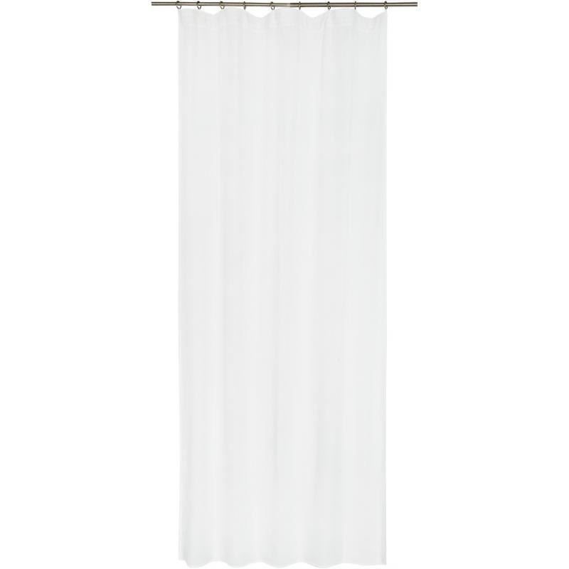 Штора на ленте «Dordogne», 140х260 см, цвет белый