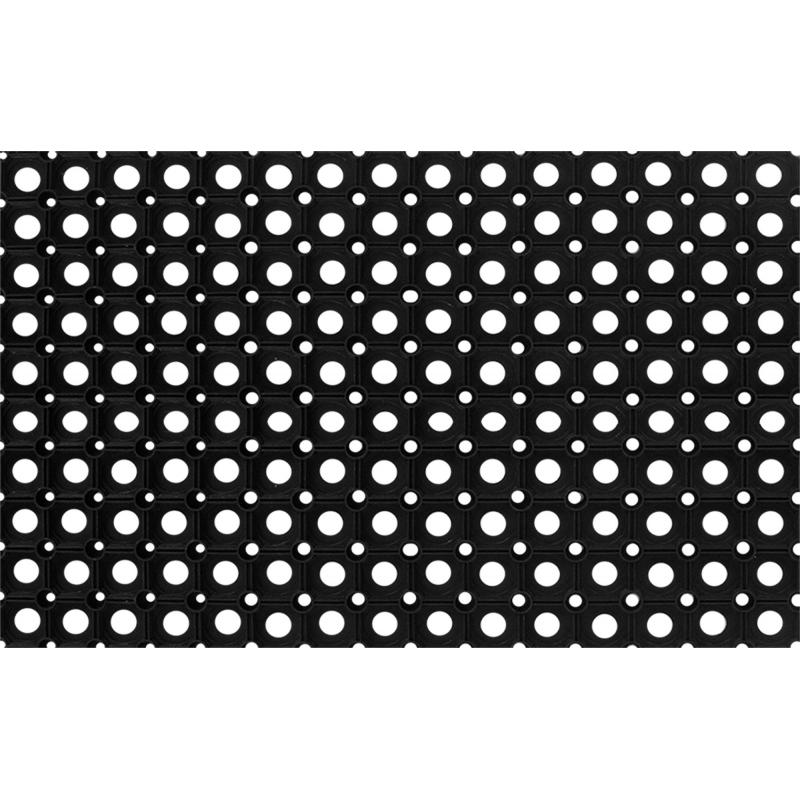 Коврик Inspire Flavio 40x60 см резина цвет чёрный