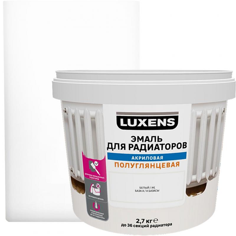 Эмаль радиаторларға арналған Luxens түсі ақ 2.7 кг