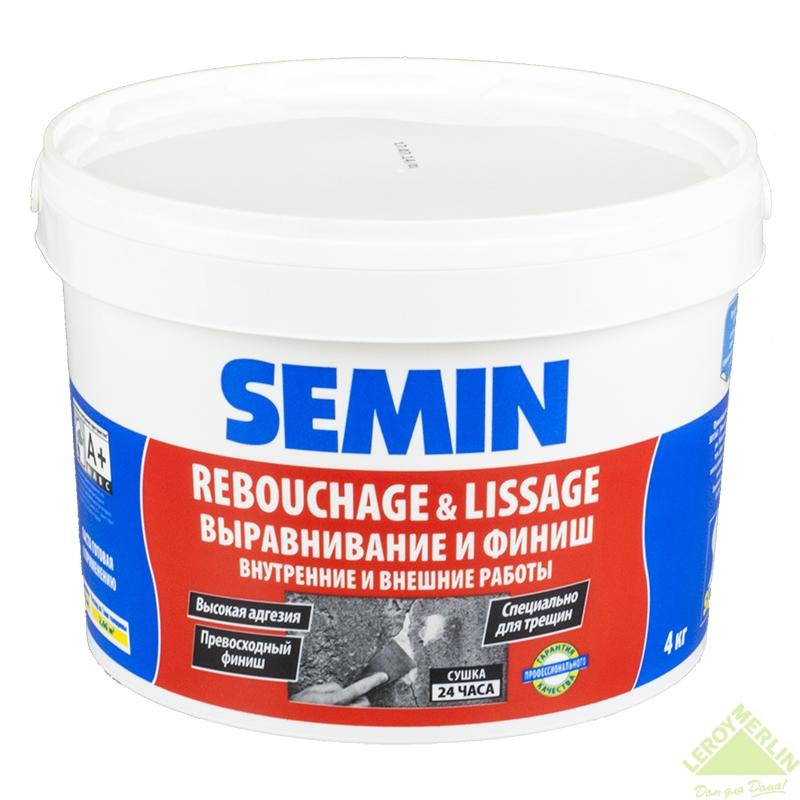 Финишпаста полимерлі Semin Rebouchage & Lissage, 4 кг
