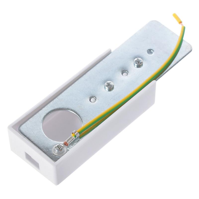 Коннектор для подключения трекового шинопровода к сети через кабель цвет белый