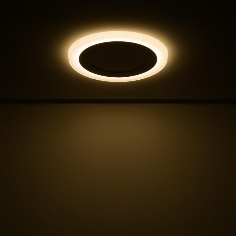 Светильник встраиваемый Gauss Backlight BL116 круглый 6 и 3 Вт свет тёплый белый