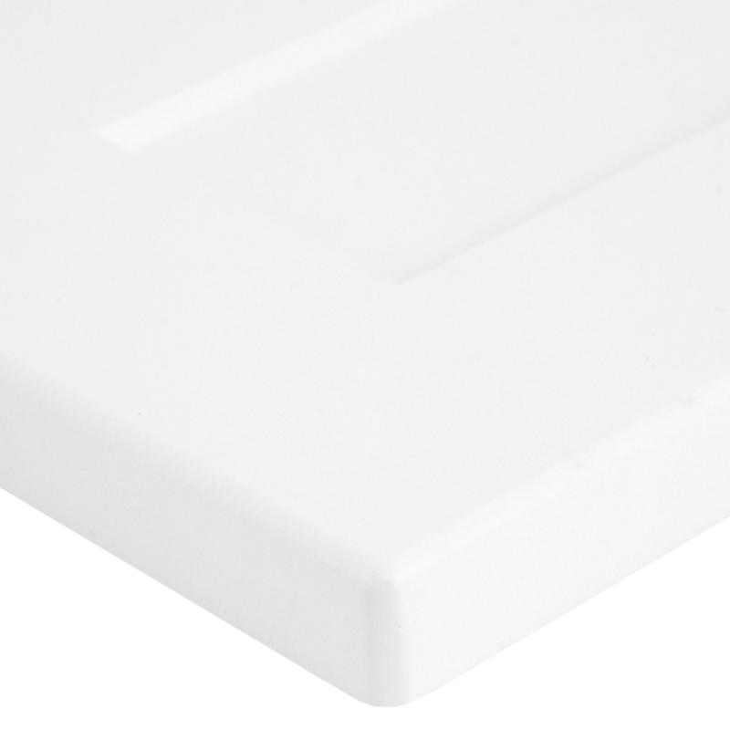Фасад для кухонного ящика под духовку Ньюпорт 59.7x16.7 см Delinia ID МДФ цвет белый