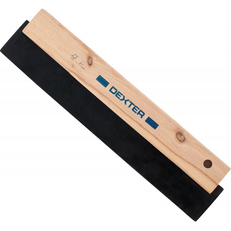 Шпатель резиновый Dexter 300 мм, деревянная ручка