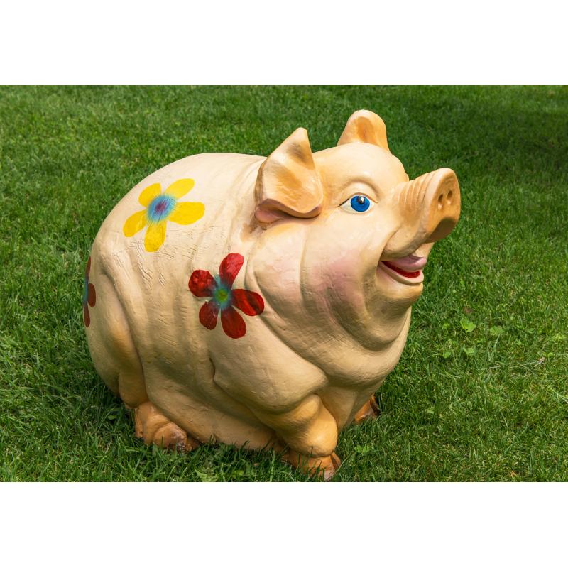 Фигура садовая «Свинка» высота 40 см