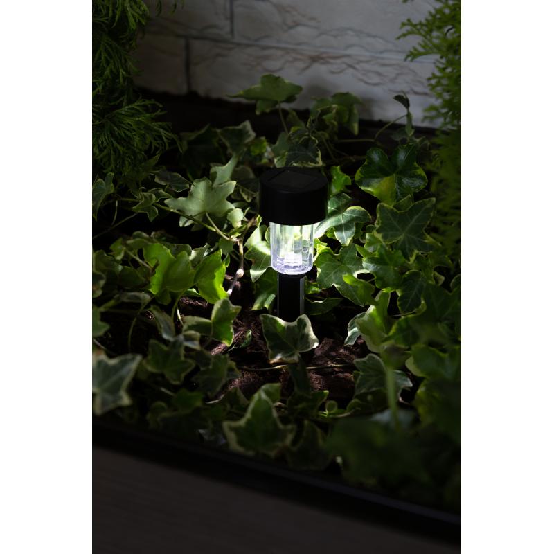 Светильник садовый Erato на солнечных батареях цвет черный