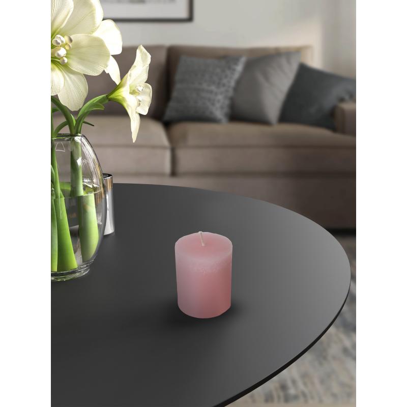 Свеча-столбик «Рустик» 60x70 см, цвет розовый