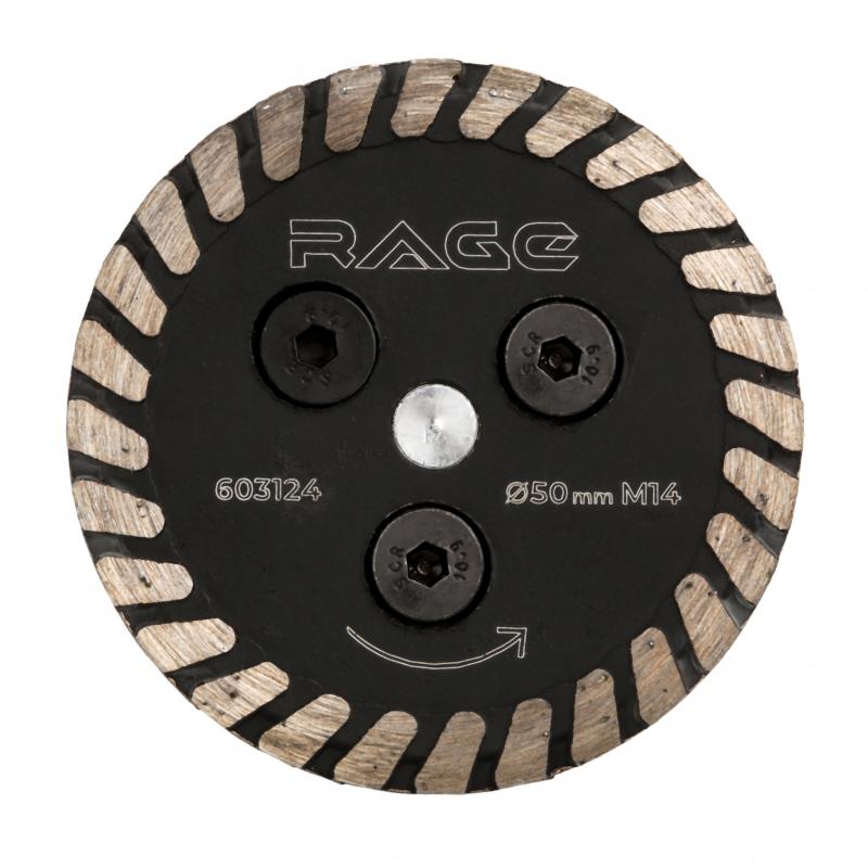 Алмас диск бетонға арналған Rage 600130 50x22.23x1.4 мм