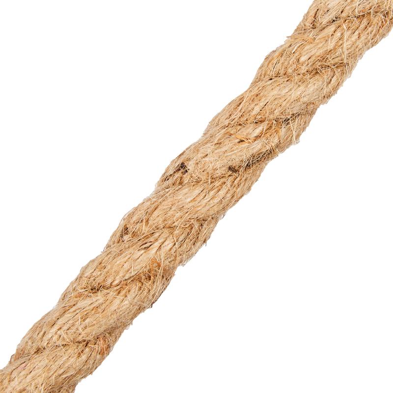 Веревка джут 14 мм цвет золотисто-коричневый, на отрез