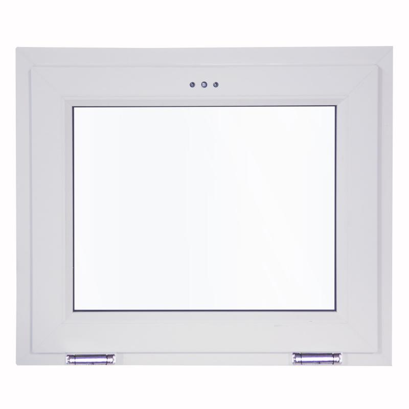 Окно пластиковое ПВХ Deceuninck одностворчатое 500х700 мм (ВхШ) фрамуга однокамерный стеклопакет белый/белый