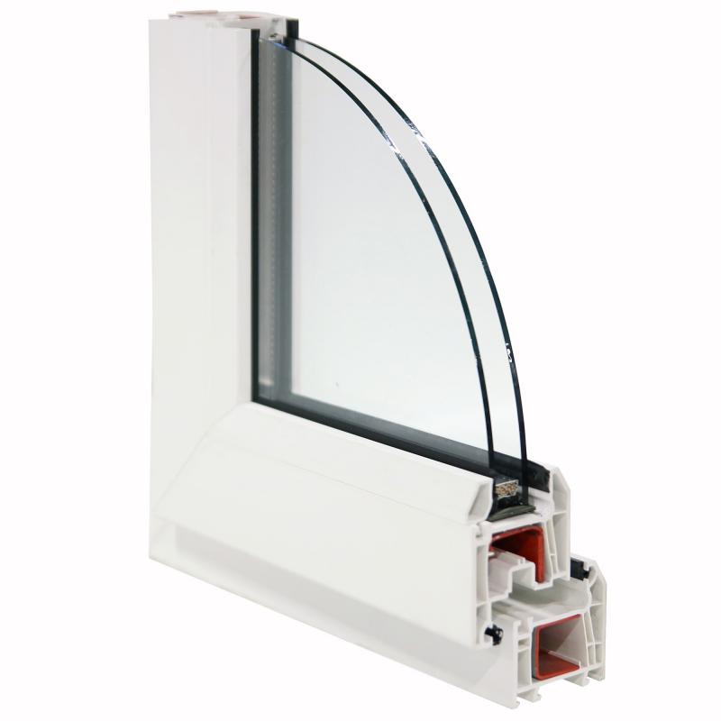 Окно пластиковое ПВХ Deceuninck одностворчатое 500x700 мм (ВxШ) фрамуга однокамерный стеклопакет белый/белый
