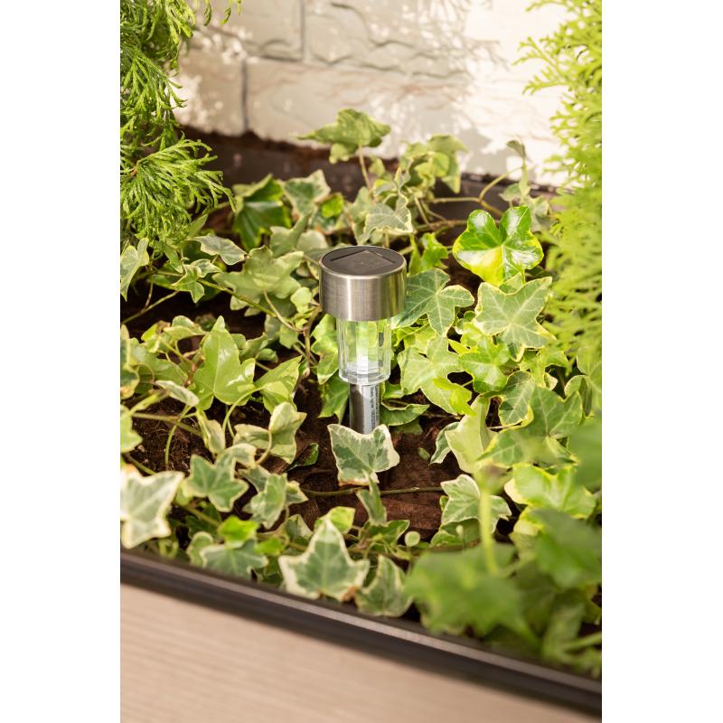 Светильник садовый Erato на солнечных батареях цвет серый