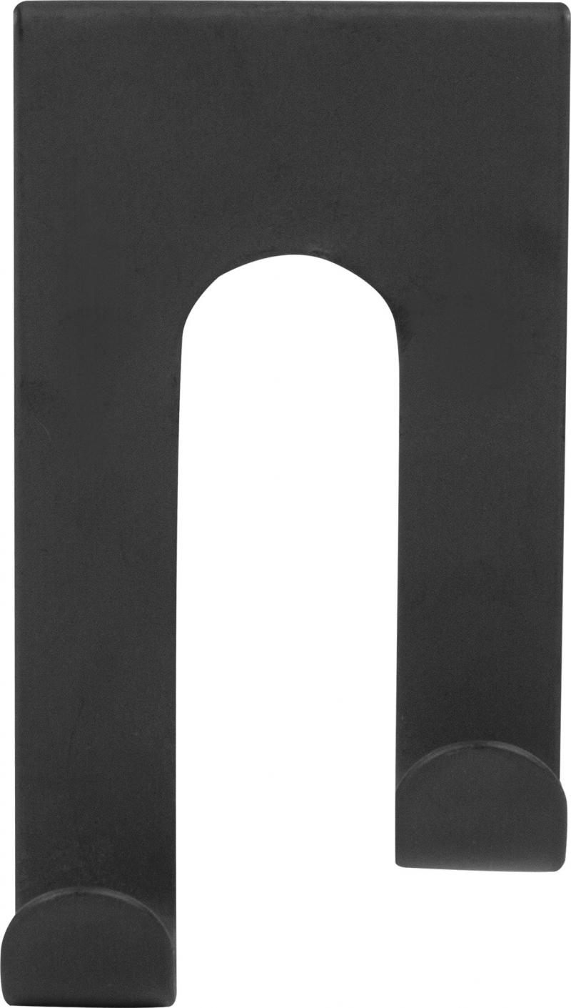 Крючок для фасада Delinia 11x6x4.2 см сталь цвет чёрный