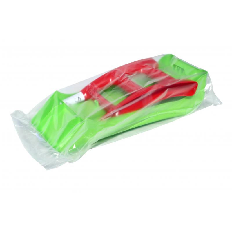 Горка детская пластик красный/зеленый до 30 кг