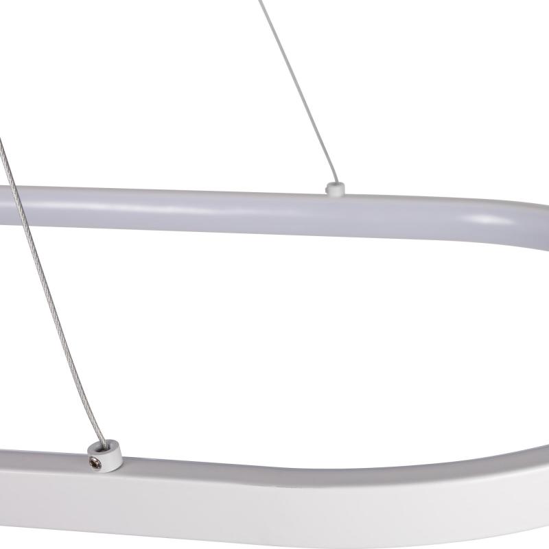 Люстра потолочная светодиодная диммируемая Ritter Rivo 52092 8 с д/у 62 Вт 15 м² 2700К-6500К цвет белый
