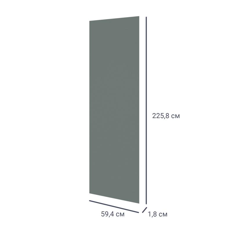 Дверь для шкафа Лион София грин 59.4x225.8x1.8 см ЛДСП цвет зеленый