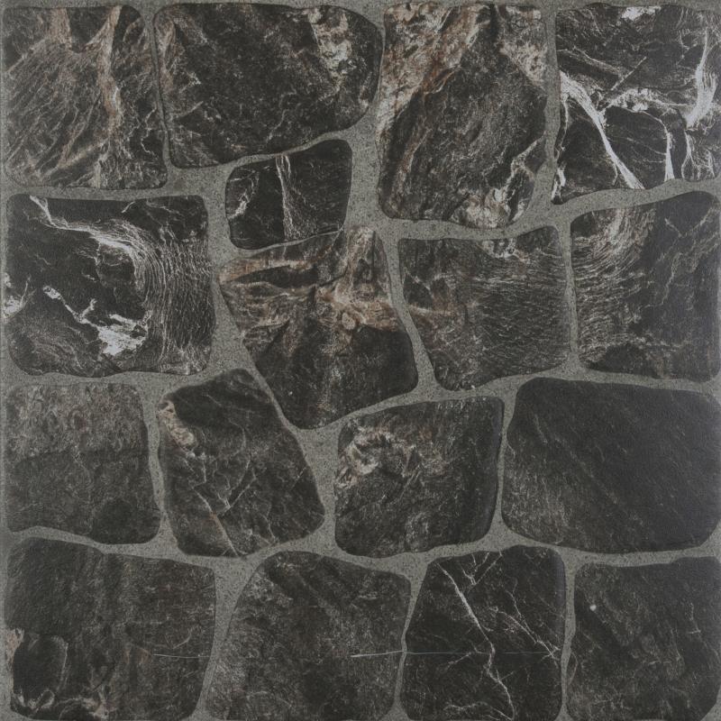 Керамогранит «Vilio Graphite» 32.6х32.6 см 1.17 м2 цвет чёрный