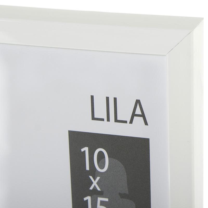 Рамка Inspire Lila 10х15 см цвет белый