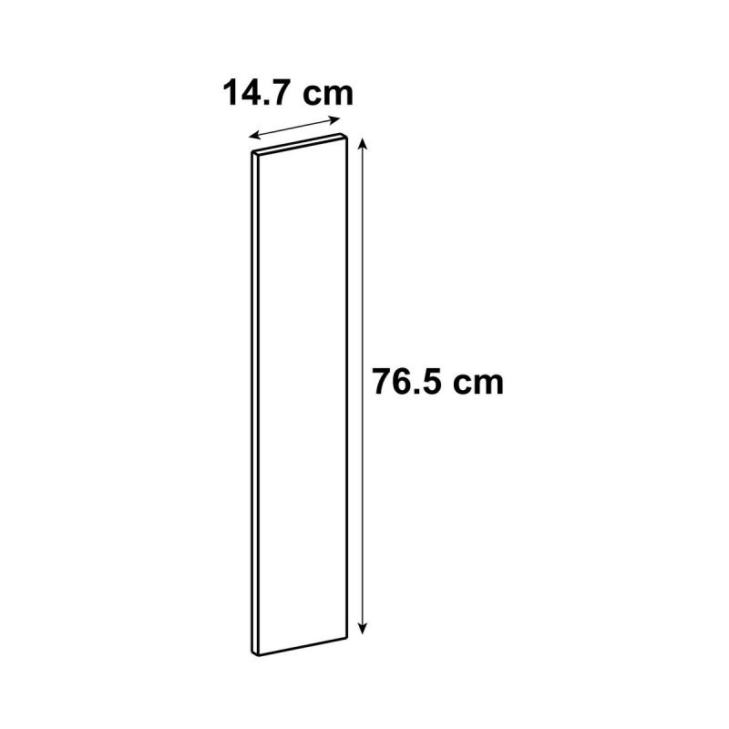 Дверь для шкафа Сантьяго 14.7х76.5 см цвет коричневый