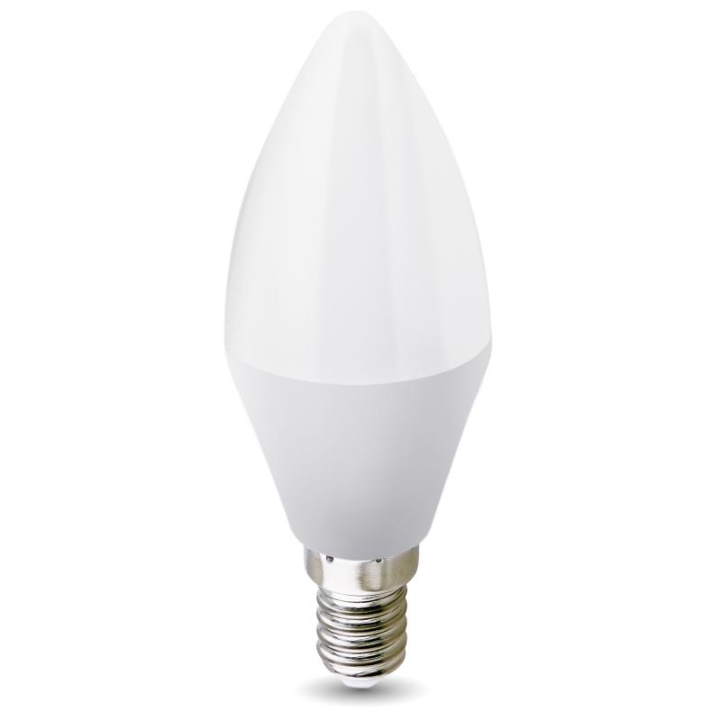 Лампа светодиодная E14 220-240 В 8 Вт свеча матовая 750 лм теплый белый свет