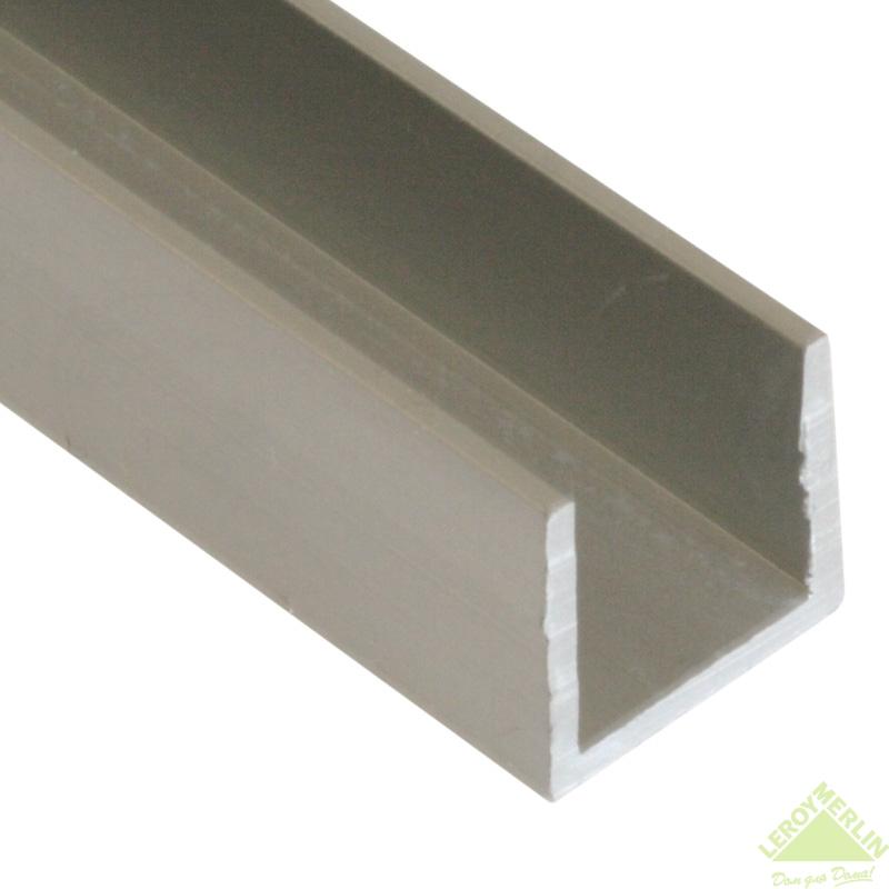 Планка для стеновой панели П-образная 60x1x0.6 см алюминий