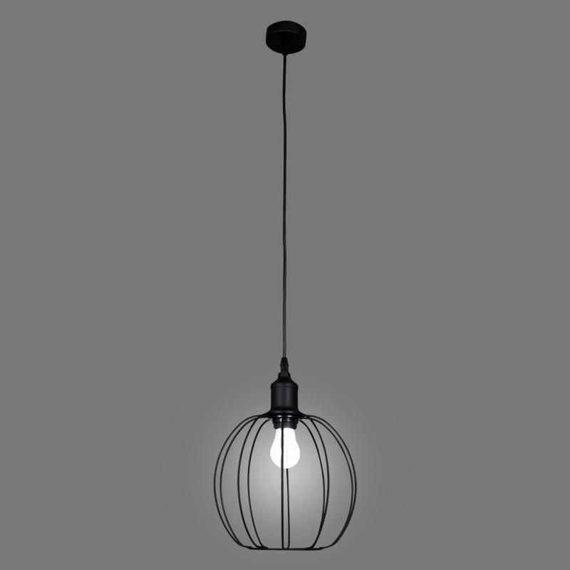 Подвесной светильник Inspire Сфера 1 лампа 3м² Е27 цвет черный матовый