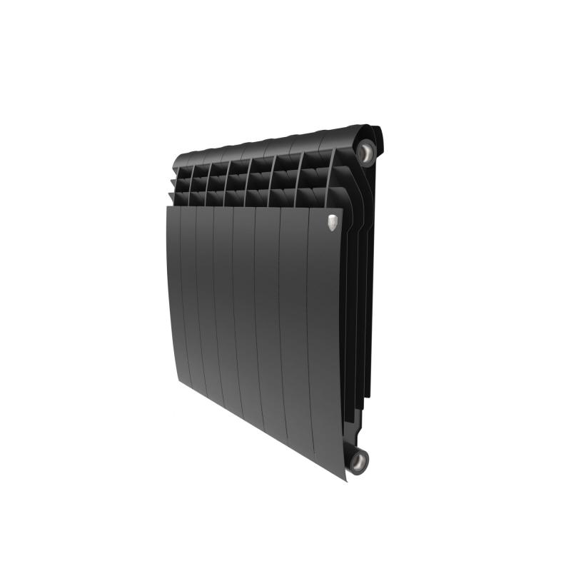 Радиатор Royal Thermo Biliner 500/87 биметалл 8 секций боковое подключение цвет черный
