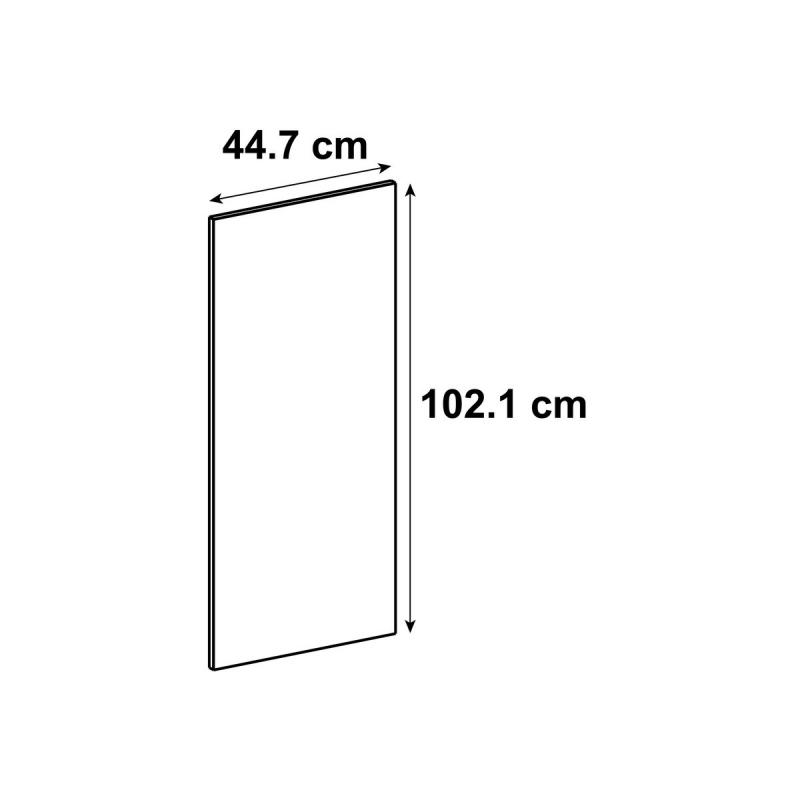 Дверь для шкафа Delinia ID Невель 44.7x102.1 см массив ясеня цвет кремовый