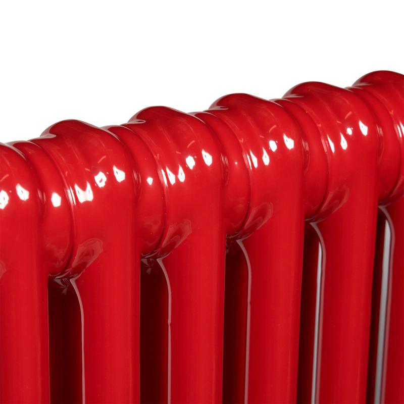Радиатор Irsap Tesi 21800 трубчатый 1735/65 6 секций боковое подключение сталь двухсторонний цвет красный