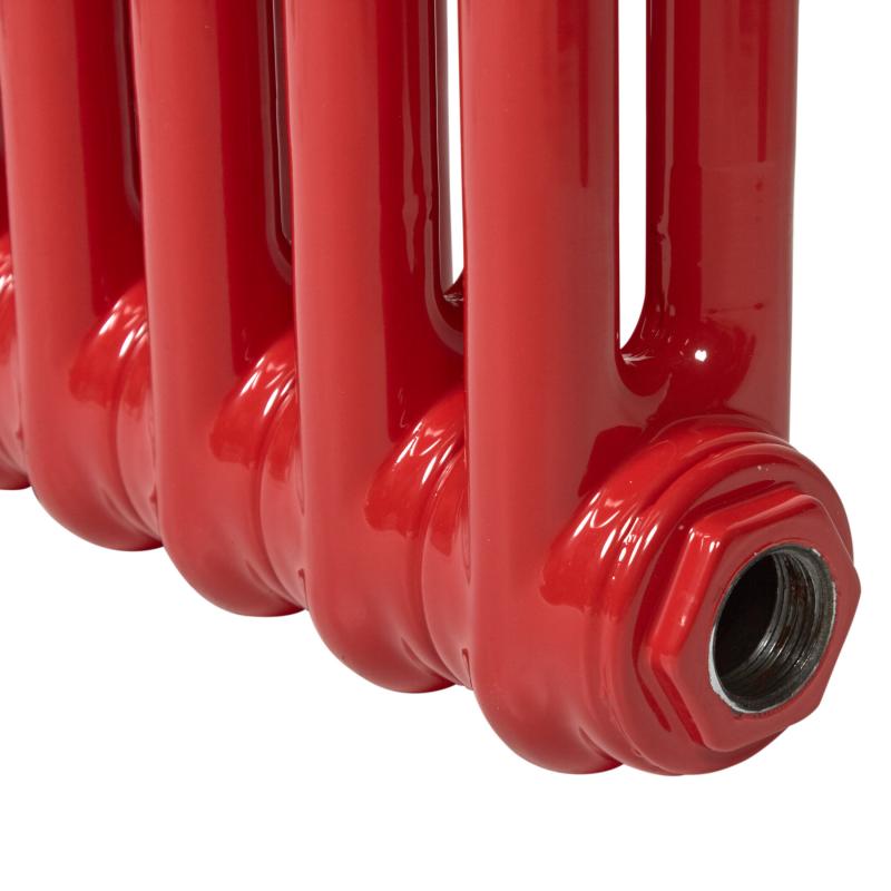Радиатор Irsap Tesi 21800 трубчатый 1735/65 6 секций боковое подключение сталь двухсторонний цвет красный