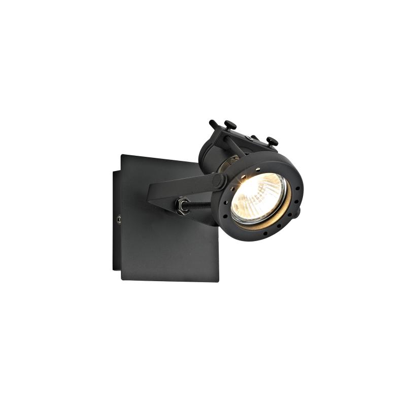 Спот поворотный Inspire Technic 1 лампа 0.5 м² цвет чёрный