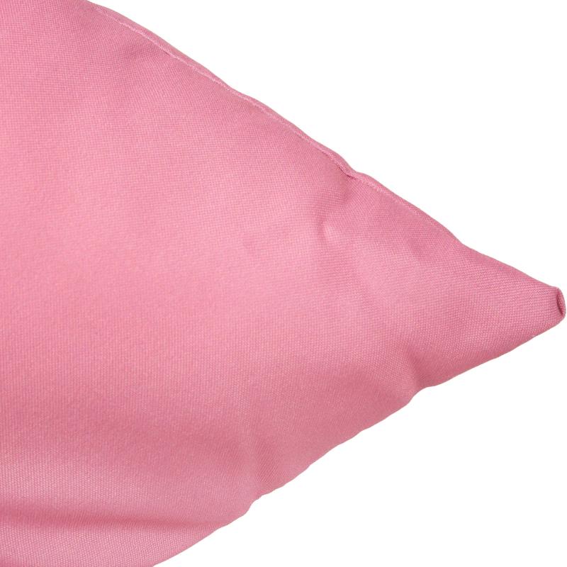 Подушка для стула, 40х40 см, габардин, цвет розовый