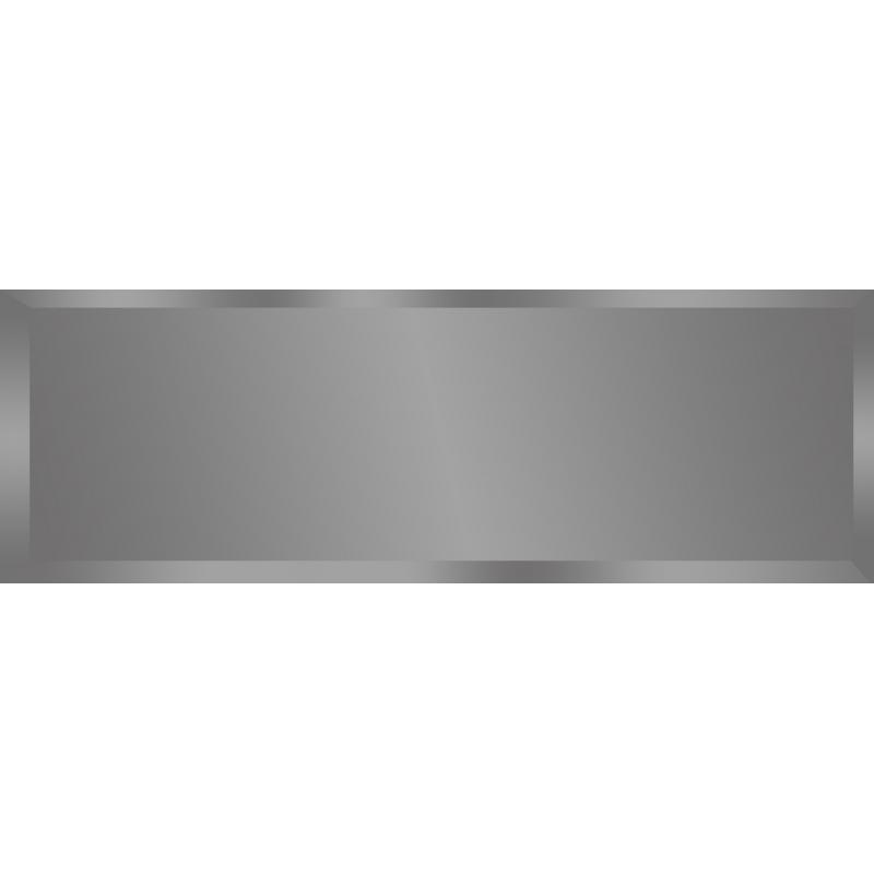 Айналы плитка Mirox 3G тік бұрышты 30x10 см түсі графит
