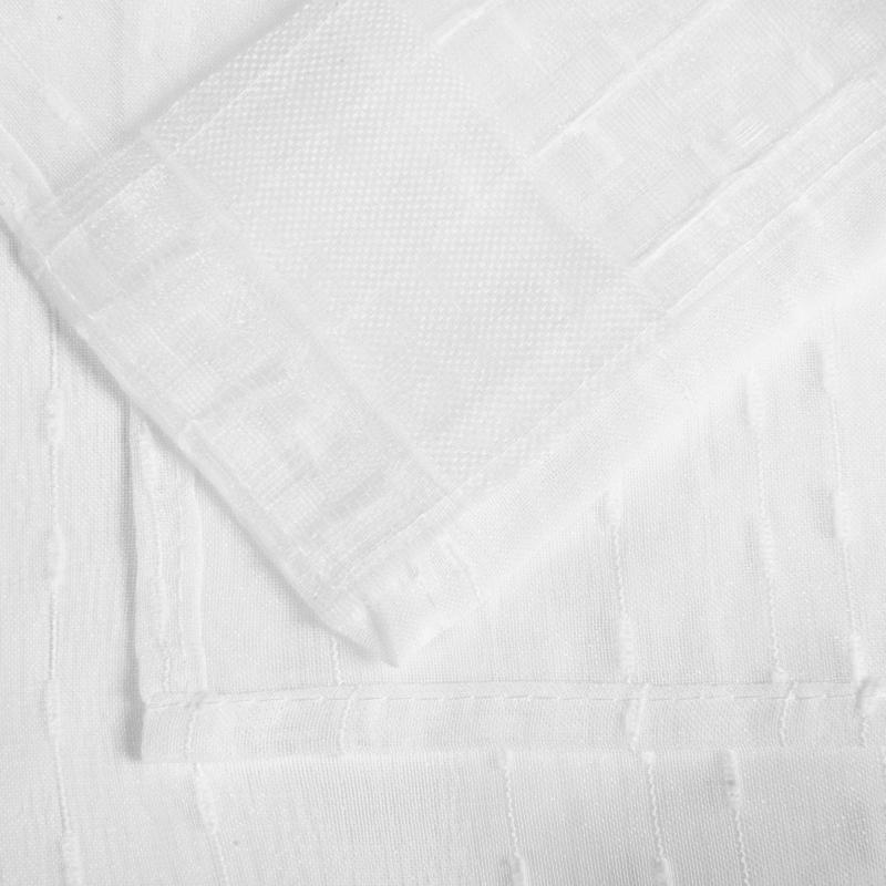 Тюль на ленте со скрытыми петлями Inspire Livia 300х280 см цвет белый