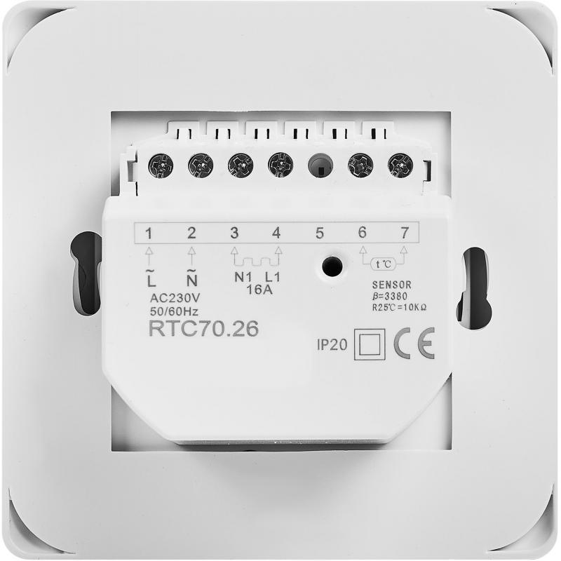 Терморегулятор для теплого пола AC Electric ACT-16 механический цвет белый