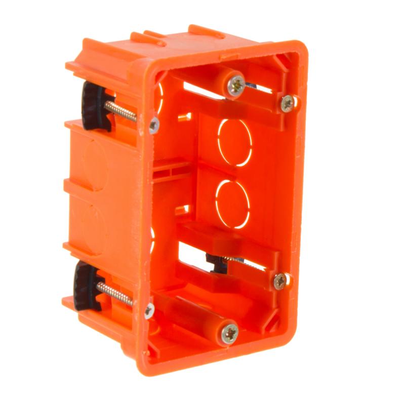 Коробка распределительная Plast Electro Anam 100х60х50 мм цвет оранжевый