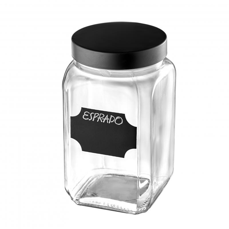 Банка для сыпучих продуктов Esprado Fresco 1200 мл стекло цвет прозрачный