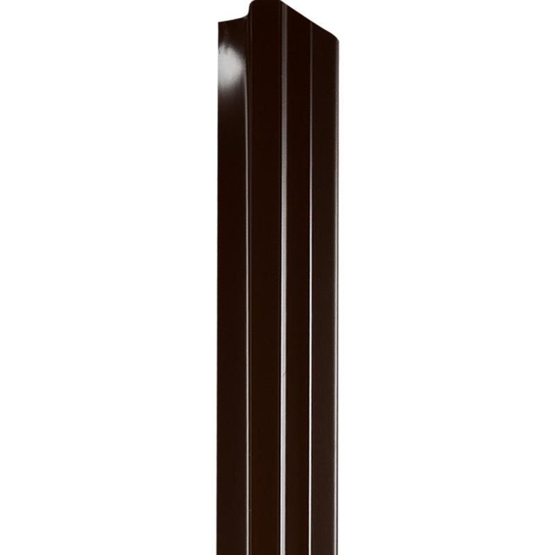 Штакетник ЭКО-М 76мм 1.8 м двухсторонний коричневый