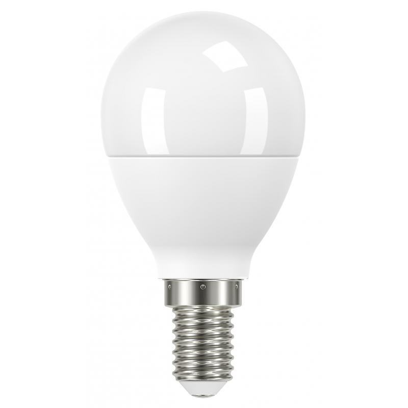 Лампа светодиодная Gauss E14 170-240 В 5.5 Вт шар малый матовая 470 лм теплый белый свет