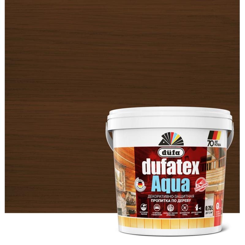Сіңдірме ағашқа арналған сулы түсі палисандр Dufatex aqua 0.75 л